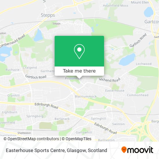 Easterhouse Sports Centre, Glasgow map