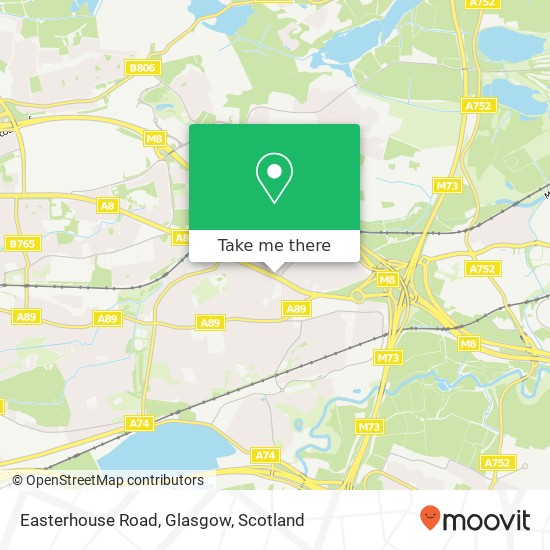 Easterhouse Road, Glasgow map