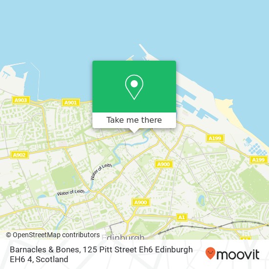 Barnacles & Bones, 125 Pitt Street Eh6 Edinburgh EH6 4 map