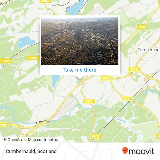 Cumbernauld map