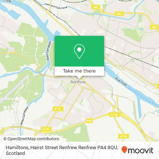 Hamiltons, Hairst Street Renfrew Renfrew PA4 8QU map