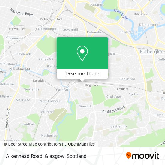 Aikenhead Road, Glasgow map