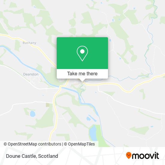 Doune Castle map