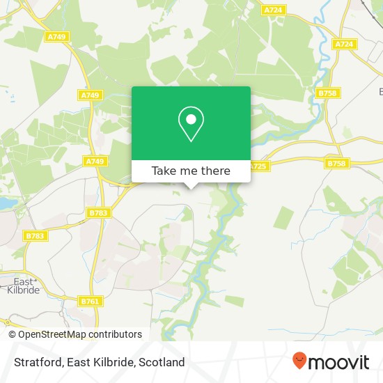 Stratford, East Kilbride map