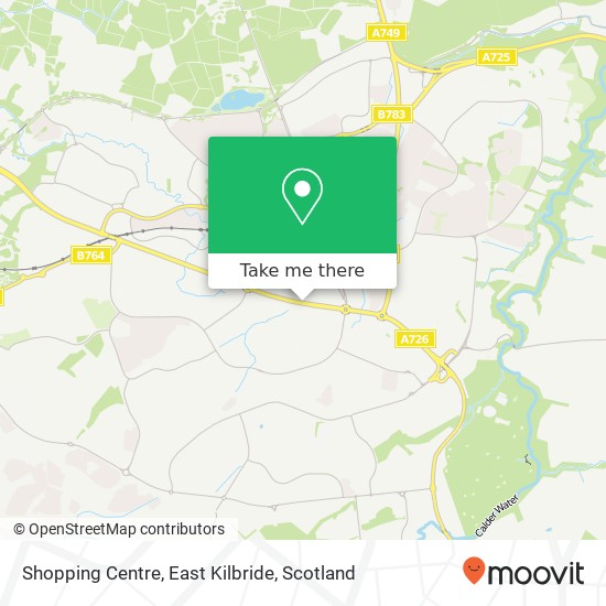 Shopping Centre, East Kilbride map