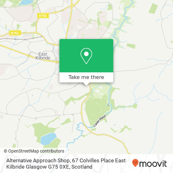 Alternative Approach Shop, 67 Colvilles Place East Kilbride Glasgow G75 0XE map