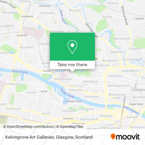 Kelvingrove Art Galleries, Glasgow map
