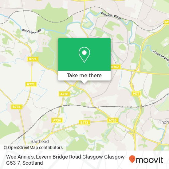 Wee Annie's, Levern Bridge Road Glasgow Glasgow G53 7 map