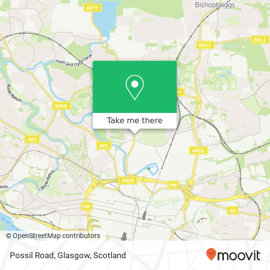 Possil Road, Glasgow map