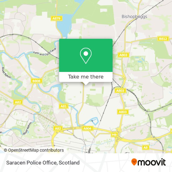 Saracen Police Office map
