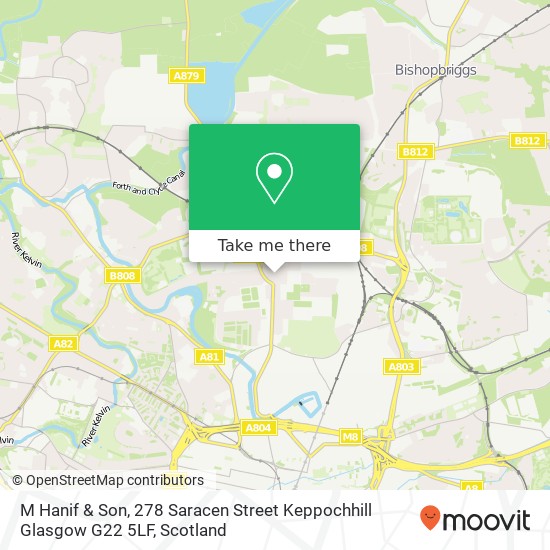 M Hanif & Son, 278 Saracen Street Keppochhill Glasgow G22 5LF map