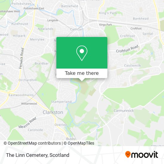 The Linn Cemetery map