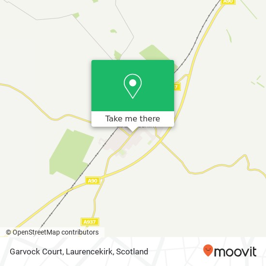 Garvock Court, Laurencekirk map