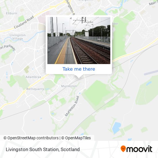 Livingston South Station map