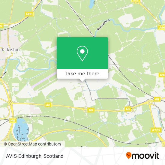 AVIS-Edinburgh map