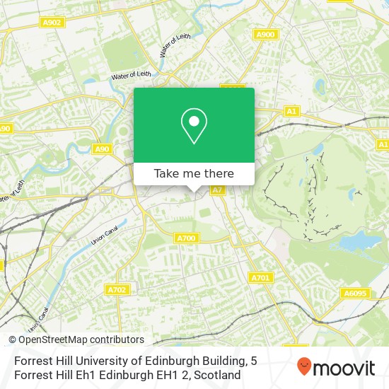 Forrest Hill University of Edinburgh Building, 5 Forrest Hill Eh1 Edinburgh EH1 2 map
