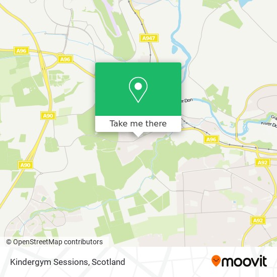 Kindergym Sessions map