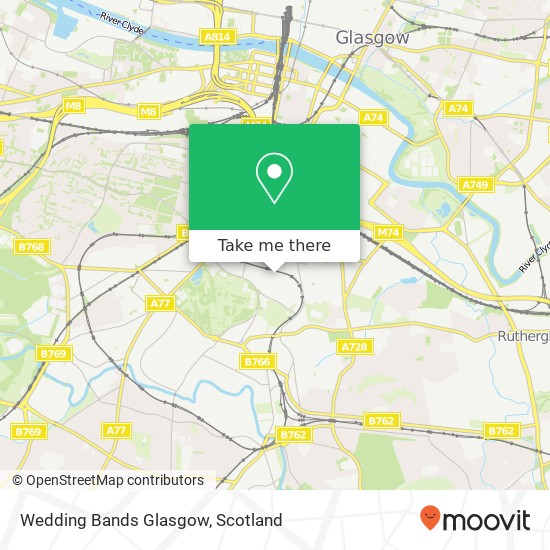 Wedding Bands Glasgow map