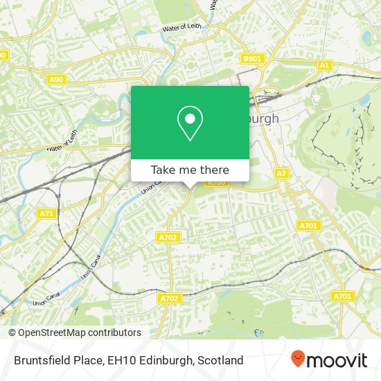Bruntsfield Place, EH10 Edinburgh map