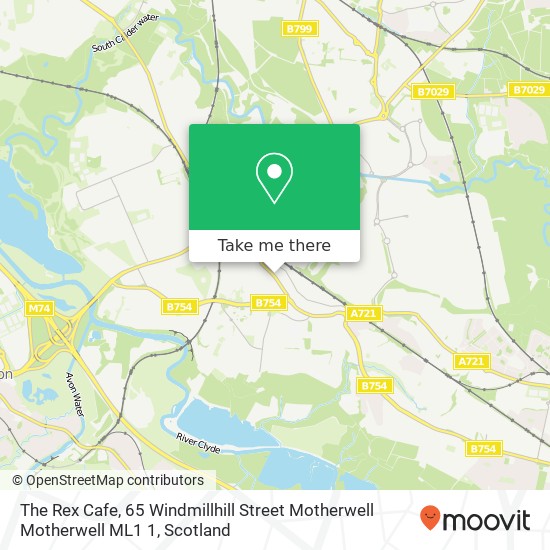 The Rex Cafe, 65 Windmillhill Street Motherwell Motherwell ML1 1 map