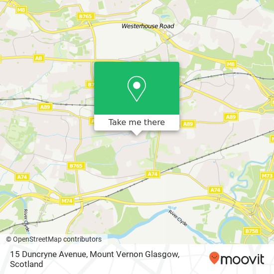 15 Duncryne Avenue, Mount Vernon Glasgow map