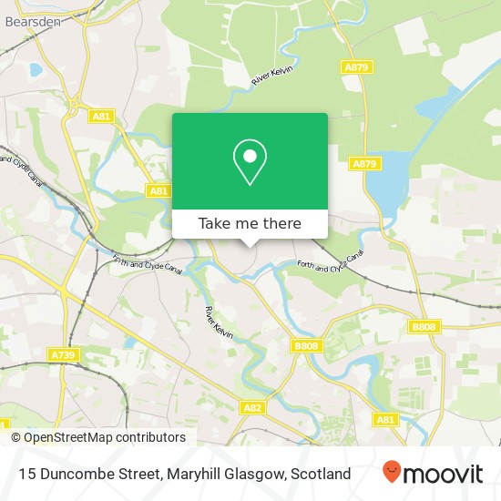 15 Duncombe Street, Maryhill Glasgow map