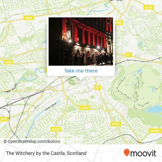 The Witchery by the Castle map