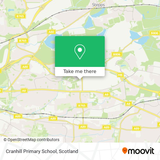 Cranhill Primary School map