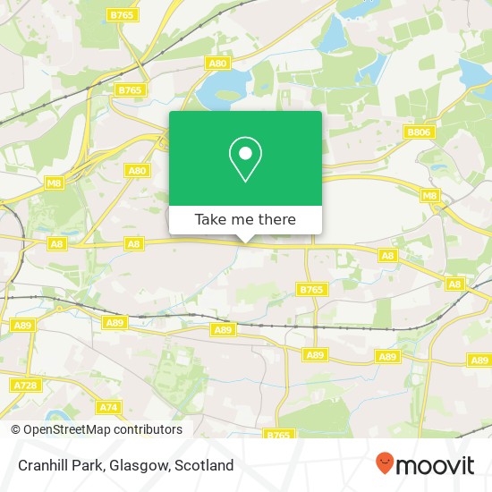 Cranhill Park, Glasgow map