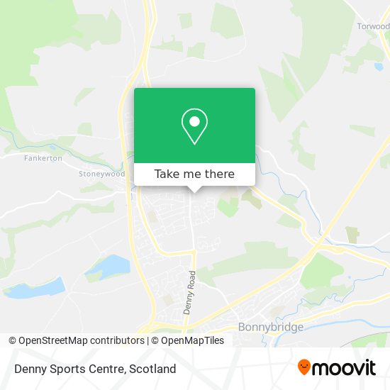 Denny Sports Centre map