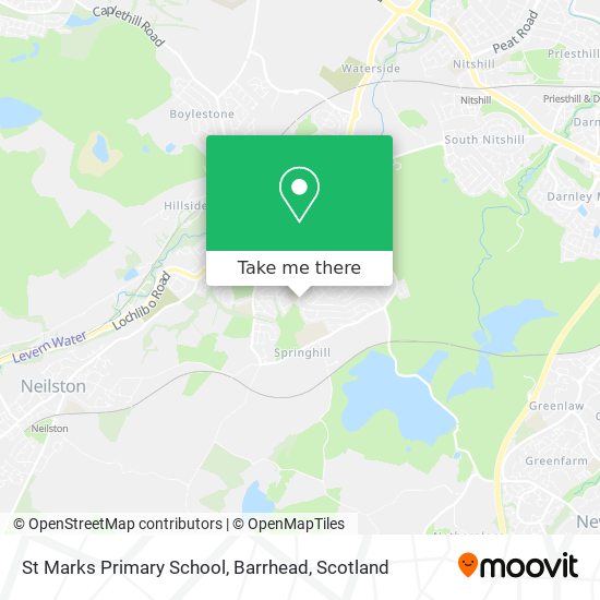 St Marks Primary School, Barrhead map