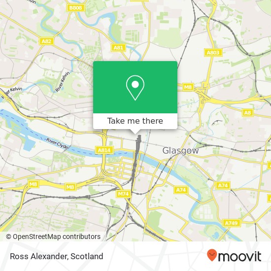 Ross Alexander, Hope Street Anderston Glasgow G2 6AA map