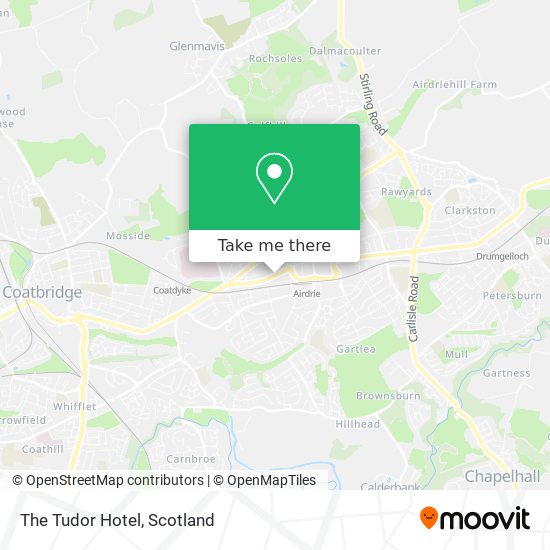 The Tudor Hotel map