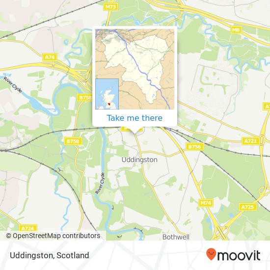 Uddingston map