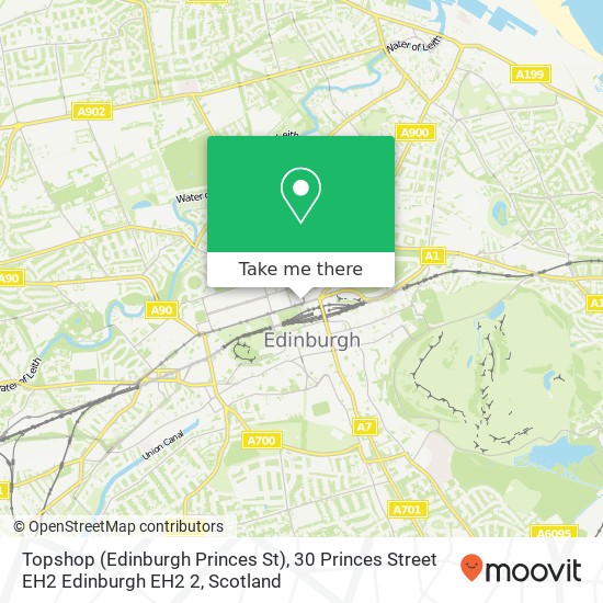 Topshop (Edinburgh Princes St), 30 Princes Street EH2 Edinburgh EH2 2 map