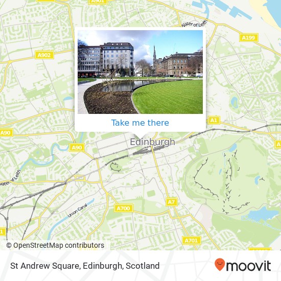 St Andrew Square, Edinburgh map