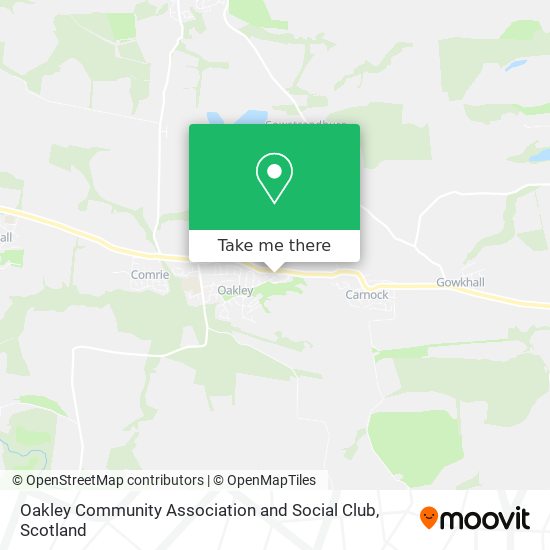 Oakley Community Association and Social Club map