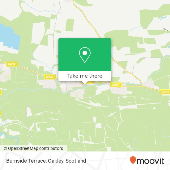 Burnside Terrace, Oakley map