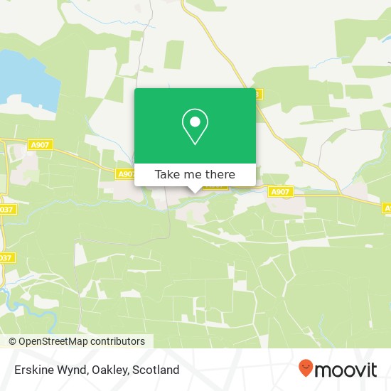 Erskine Wynd, Oakley map