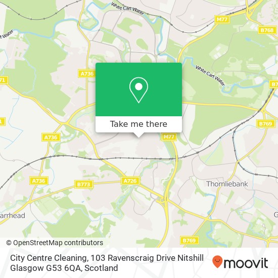 City Centre Cleaning, 103 Ravenscraig Drive Nitshill Glasgow G53 6QA map