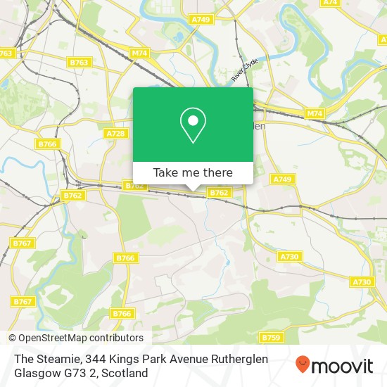 The Steamie, 344 Kings Park Avenue Rutherglen Glasgow G73 2 map