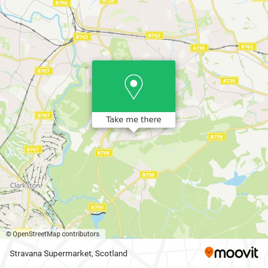 Stravana Supermarket map