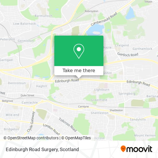 Edinburgh Road Surgery map