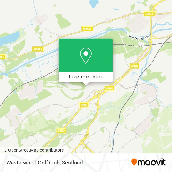 Westerwood Golf Club map