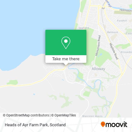 Heads of Ayr Farm Park map
