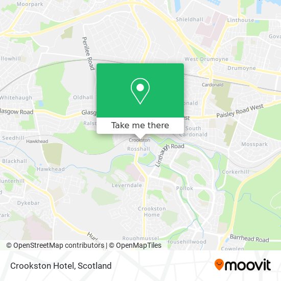 Crookston Hotel map