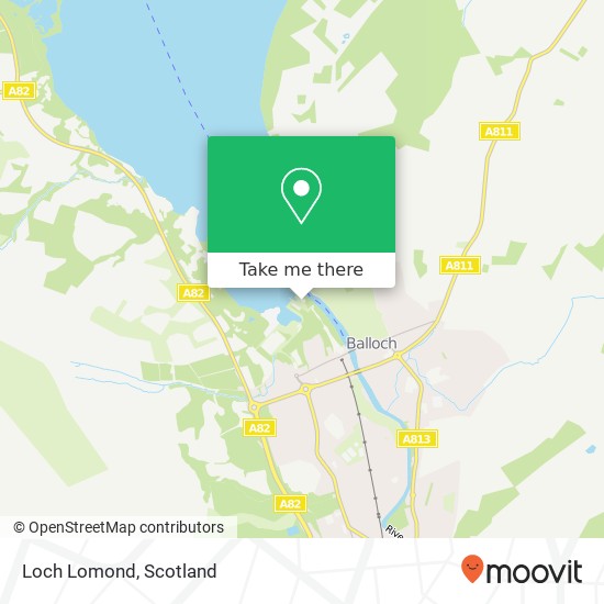 Loch Lomond map