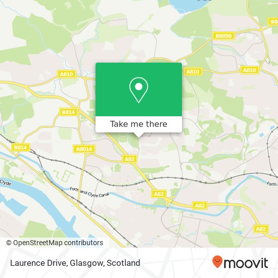 Laurence Drive, Glasgow map