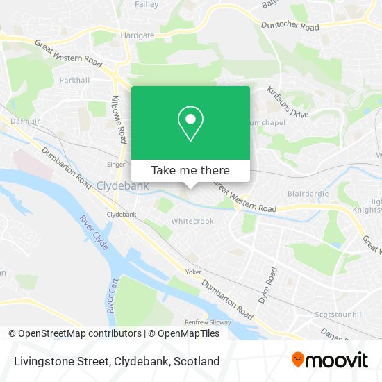 Livingstone Street, Clydebank map