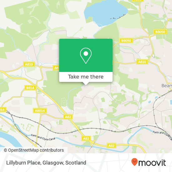 Lillyburn Place, Glasgow map